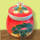 Handcrafted Pichhwai Cow Jar – Elegant Religious Decor for Pooja Ghar