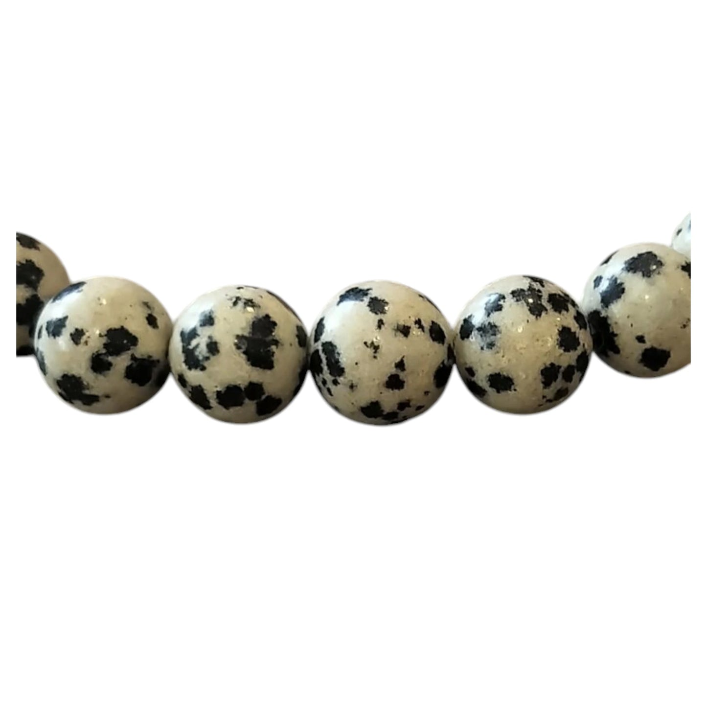 Bracelet Natural Certified Dalmatian Jasper Bracelet for Emotional Healing