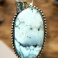 Minimalist White Howlite Pendant Styled with Modern Outfit – Boho Healing Jewelry for Mindfulness and Calm