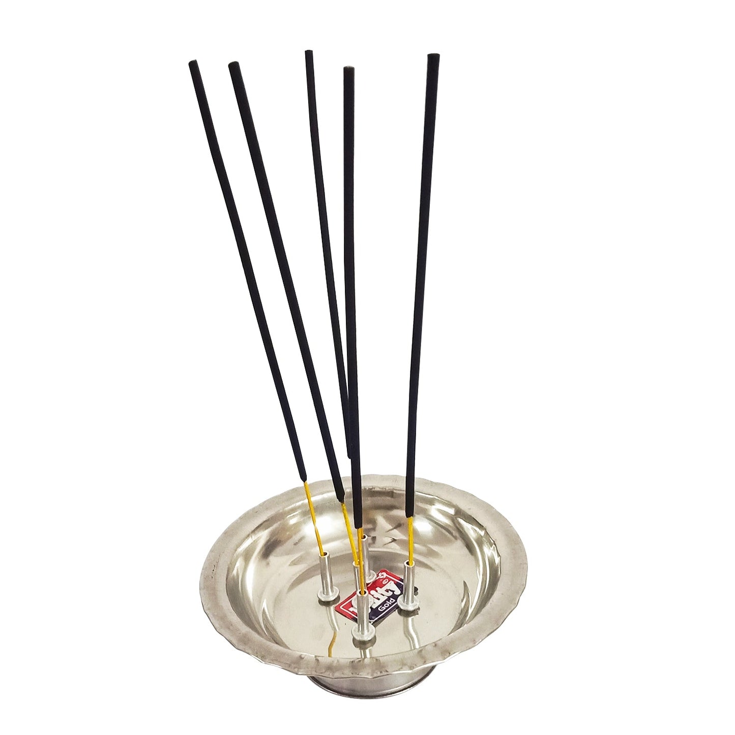 Agarbatti Stand Stainless Steel Incense Holder (5 Sticks)