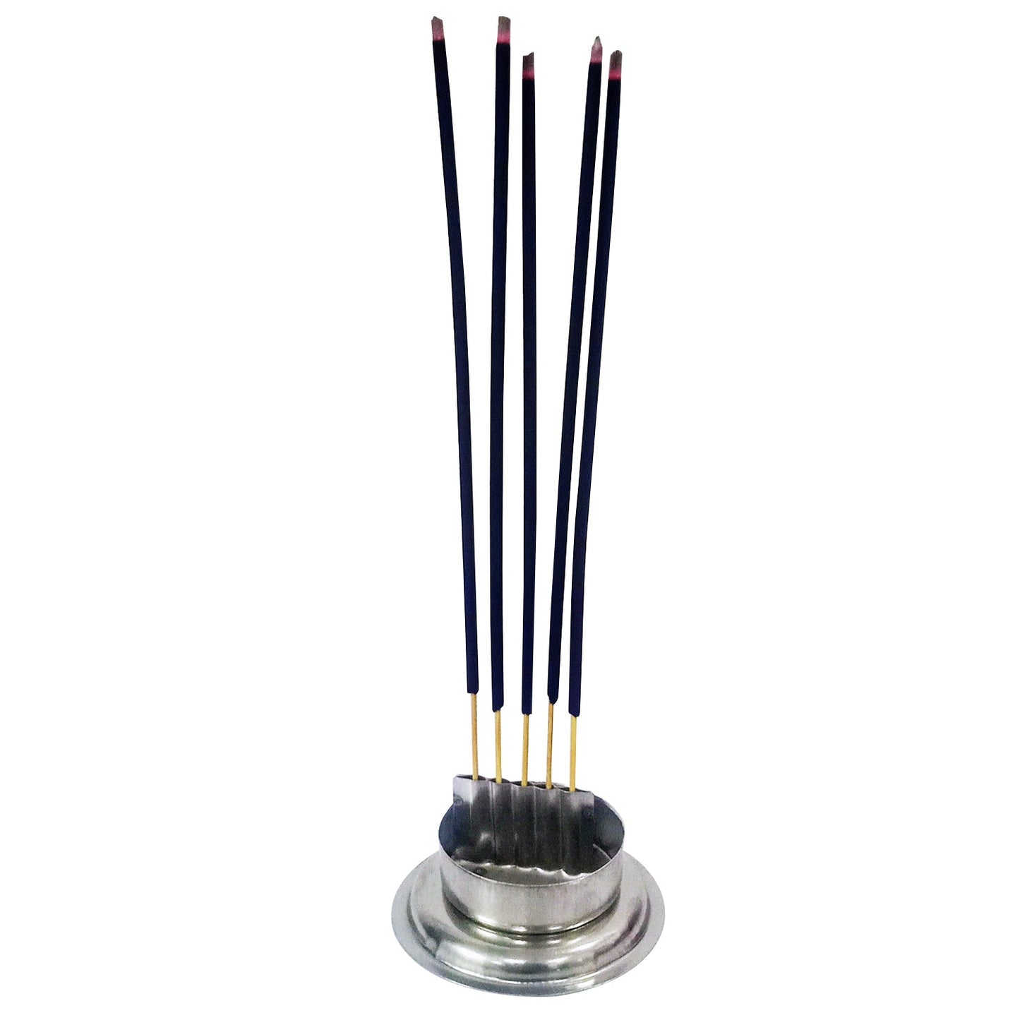 Agarbatti Stand Stainless Steel Agarbatti Stand with Ash Catcher | Incense Holder (Silver)