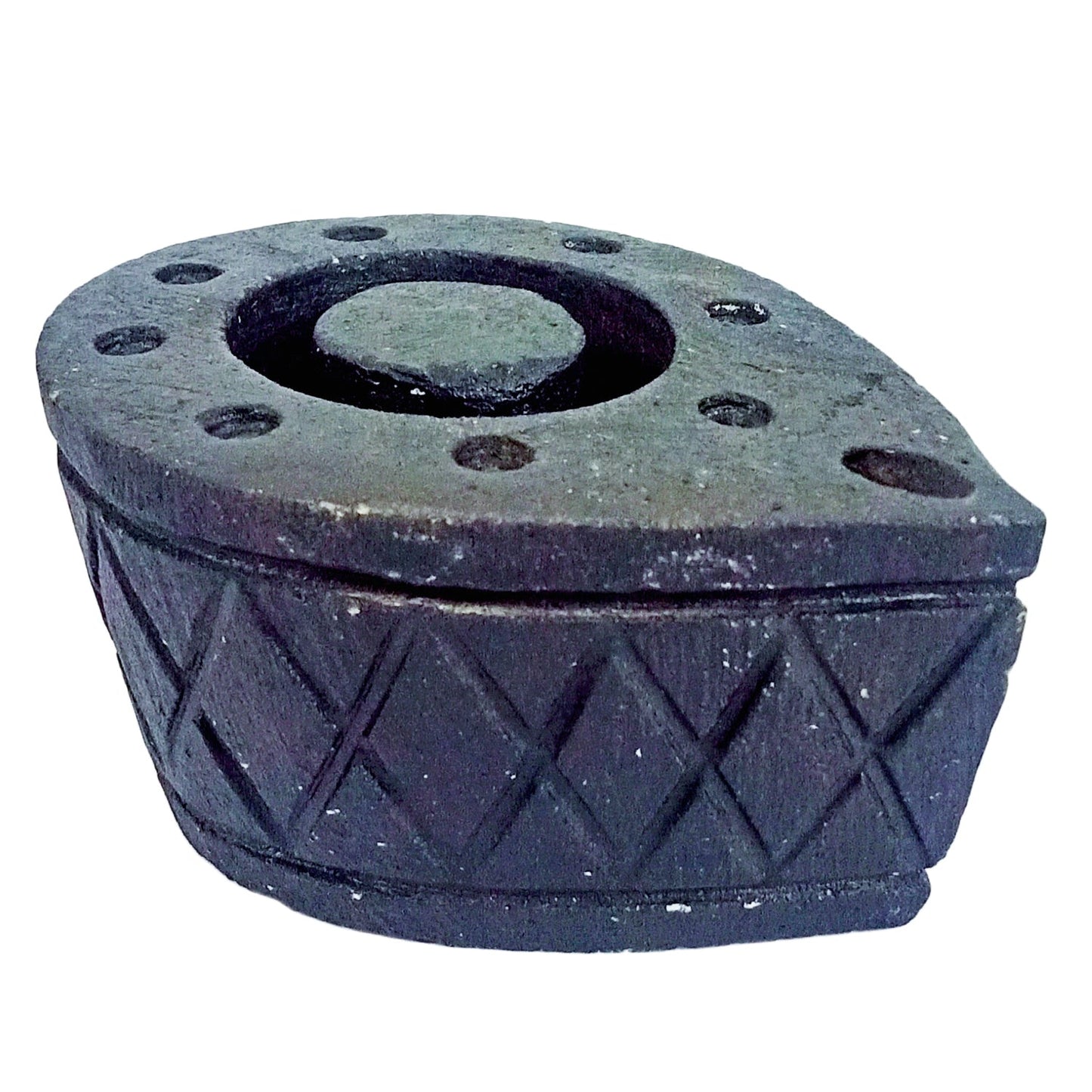 Black SandStone Decorative Diya (4 Inches)