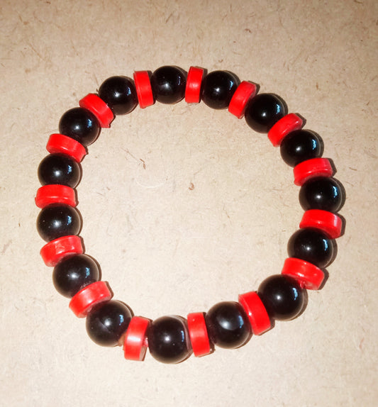 Bracelet Wooden and Stone Beads Bracelet