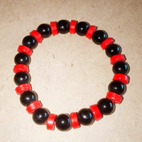Bracelet Wooden and Stone Beads Bracelet