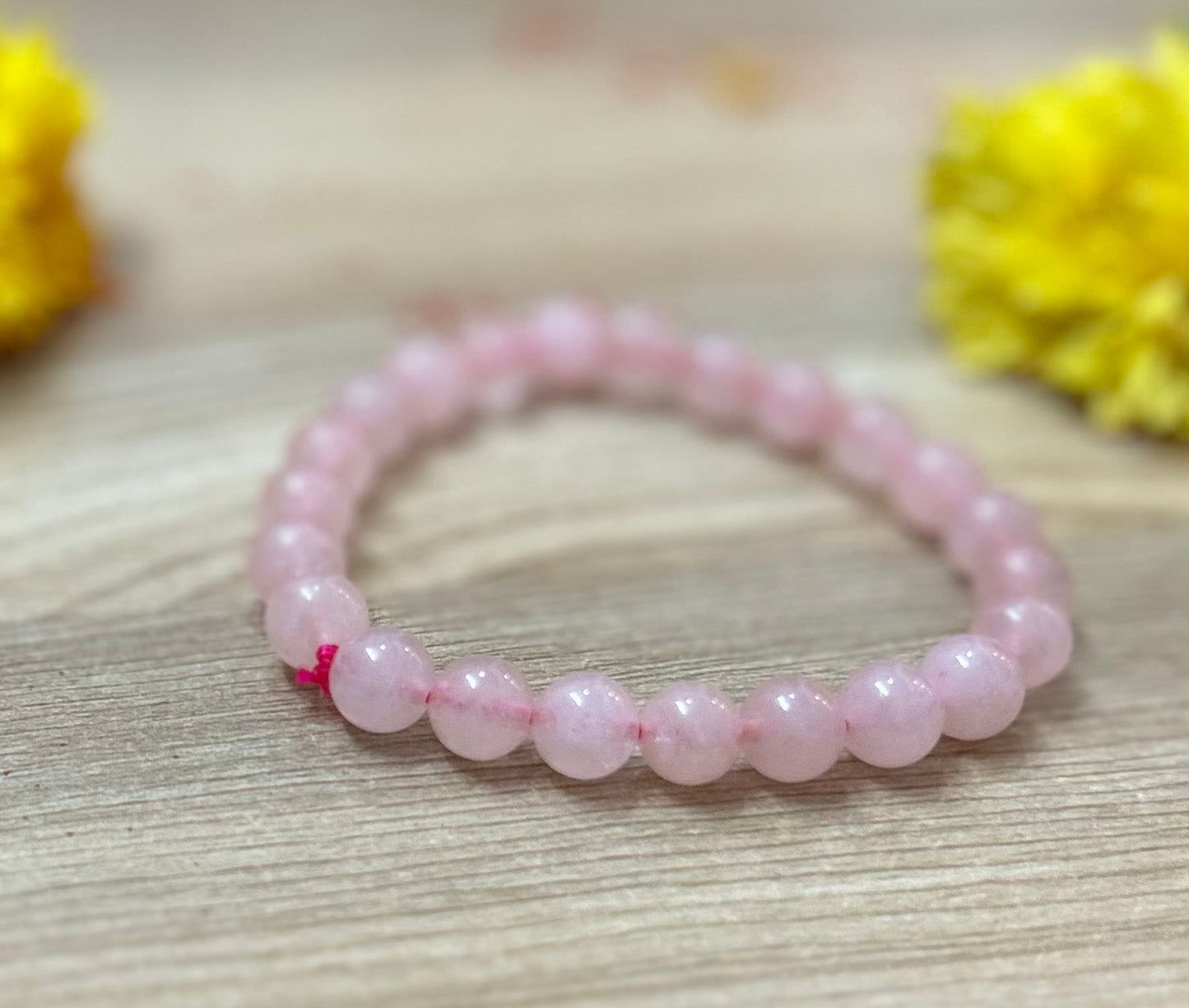 Bracelet Rose Quartz Reiki Healing and Protection Bracelet