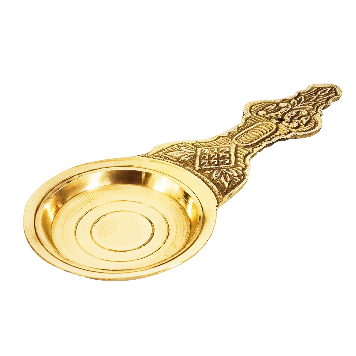 Brass Dhoop Diya / Aarti Kapoor Holder Flat