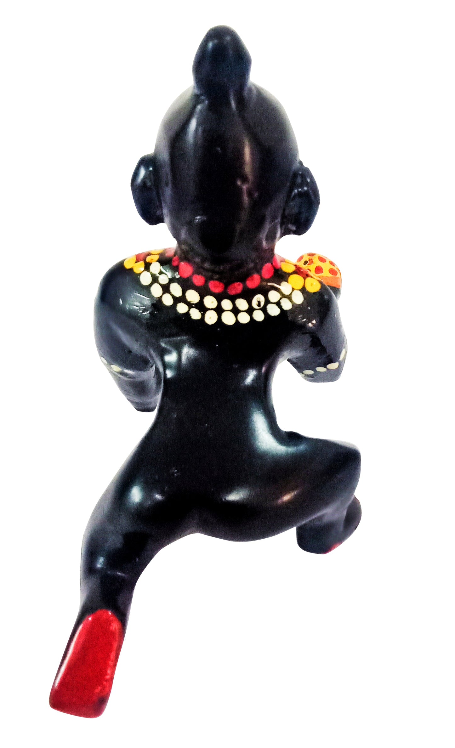 Lord Krishna AshtDhatu Ladoo Gopal Bal Krishna | Kanhaji for Pooja Ghar (Black)