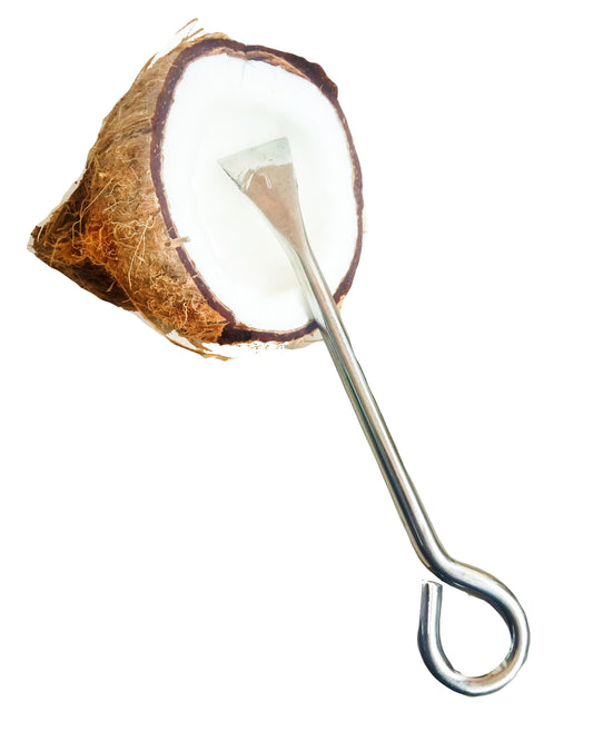 Stainless Steel Coconut Scrapper / Peeler / Opener