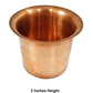 Copper Diyas for Aarti – Small Oil Lamps for Lighting during Pooja and Spiritual Rituals