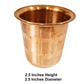 Copper Glass for Pooja – Traditional Vessel for Holding Holy Water during Religious Ceremonies
