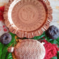 Copper Metal Feng Shui Vastu Turtle Tortoise with Plate (4 Inches)