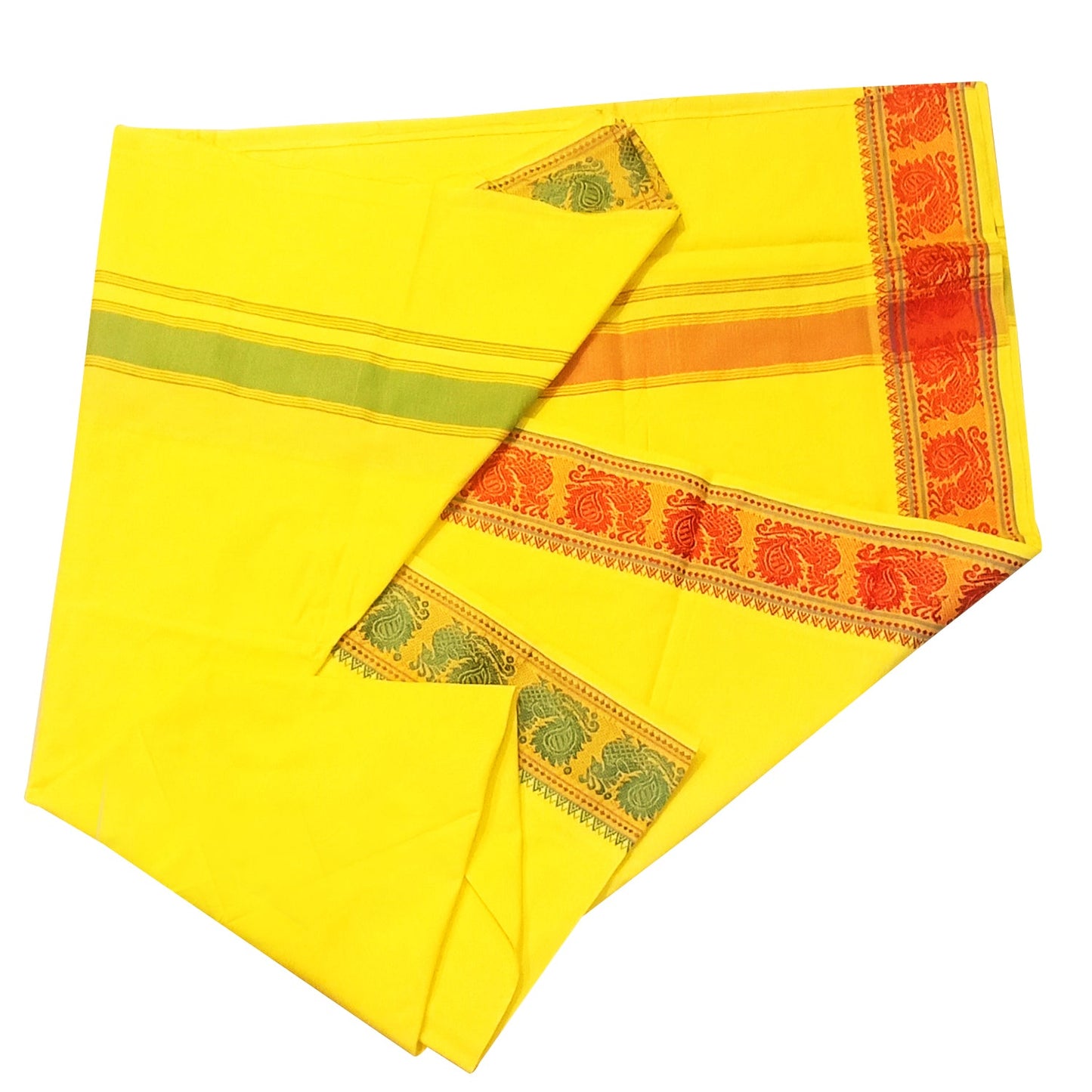 Cotton Dhoti / Lungi for Pooja - 2 Meters