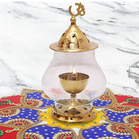 Brass Akhand Diya for Pooja