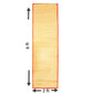 Kusha Aasan with Care Instructions – Eco-Friendly Korai Grass Sitting Mat, Best for Dry Conditions and Care during Monsoon