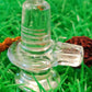Lord Shiva, Nandi and 5 Face Rudraksha Combo / Crystal , Glass (6 cms Height)
