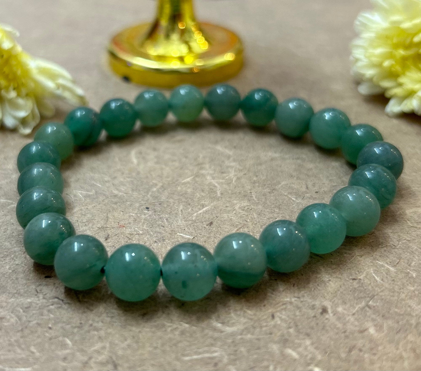 Bracelet Green Aventurine Reiki Healing and Protection Bracelet