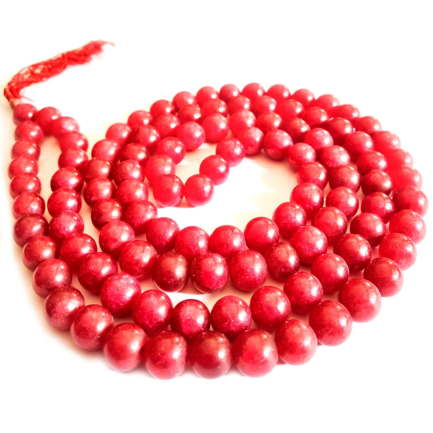 Hakik (Agate) Mala for Pooja, Meditation and Jaap (108+1 Beads)