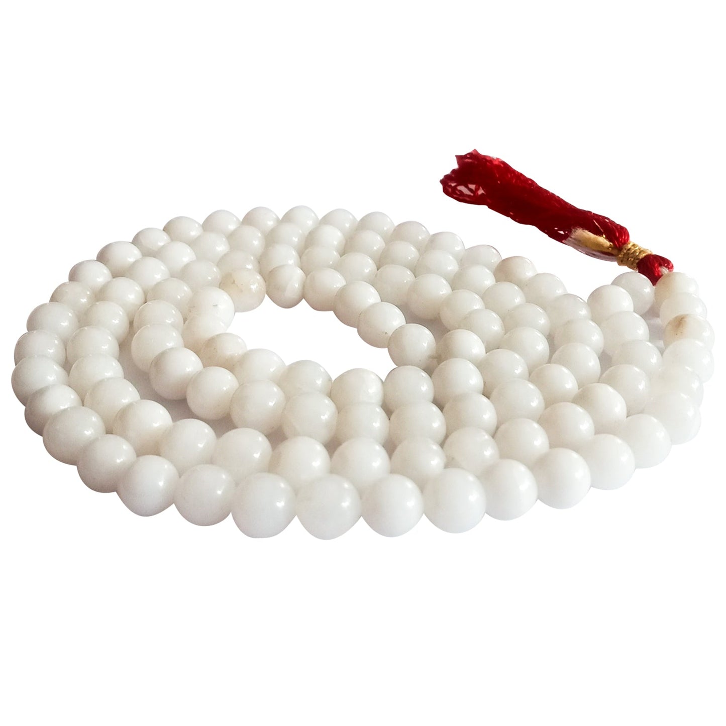 Hakik (Agate) Mala for Pooja, Meditation and Jaap (108+1 Beads)