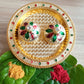 Elegant Acrylic Dibbi Set for Pooja Essentials – Haldi, Kumkum, Roli, and Chawal Storage Box