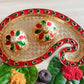 High-quality acrylic Haldi Kumkum Dibbi set (14 cm) with intricate design, ideal for gifting on festive occasions and enhancing Pooja room decor