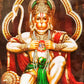 Hanumanji with Lord Rama and Sita Devi in Heart Photo Frame