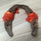 Black Horse Shoe with mauli thread for Vastu & astrology