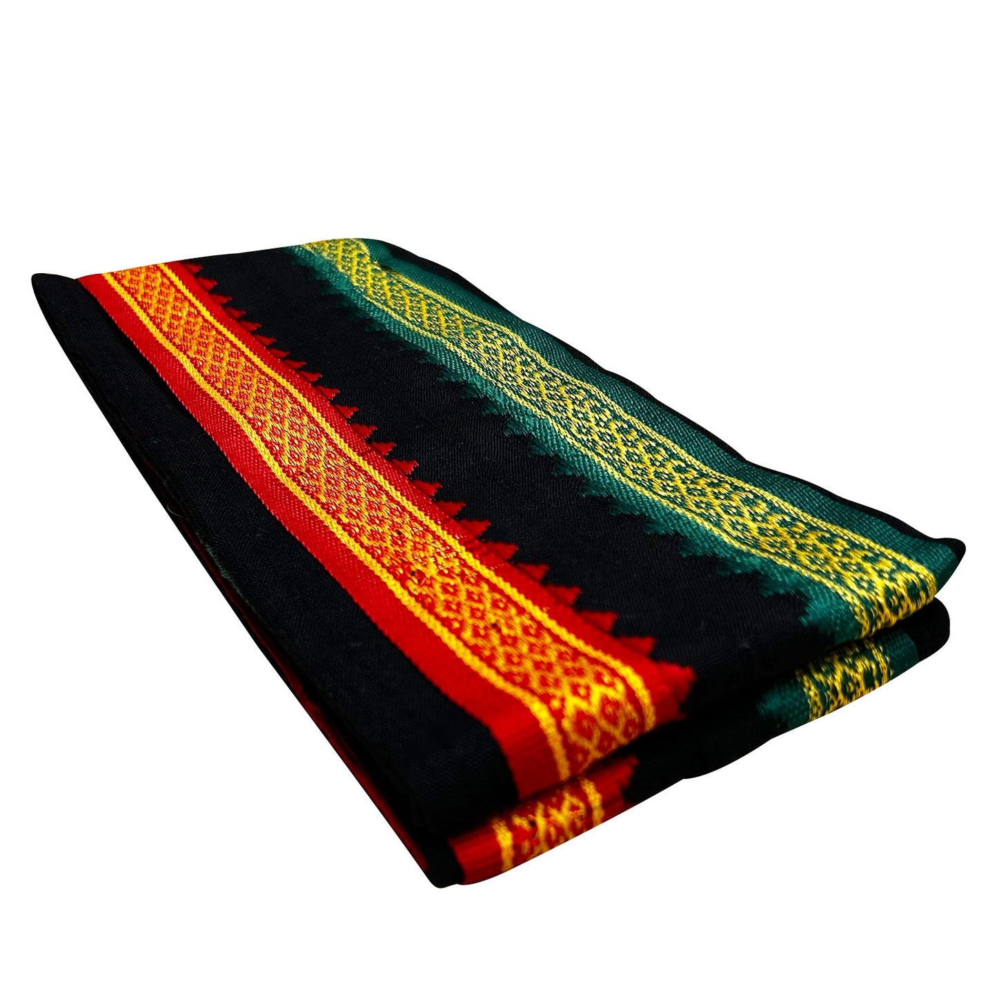 Pooja Angvastram /Towel, Black Color (33 Inches * 46 Inches) - Pack of 2