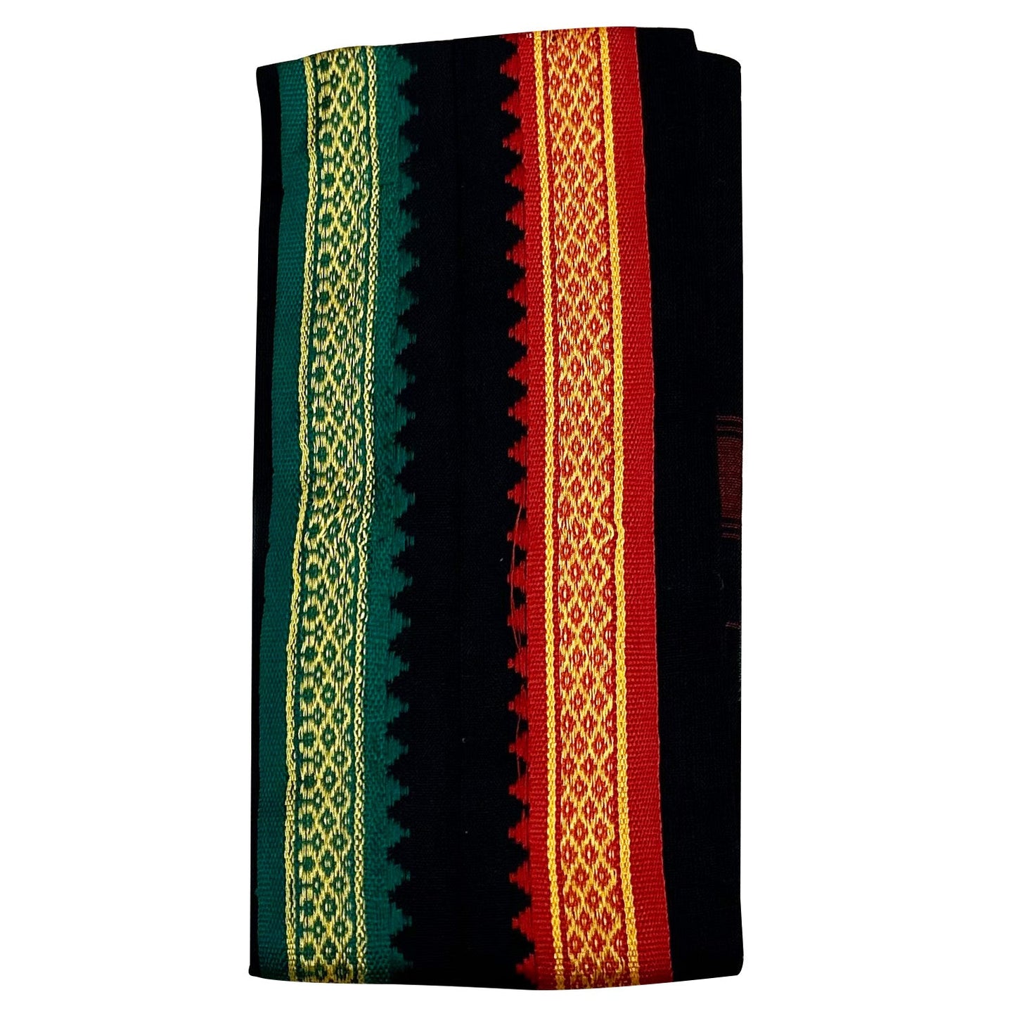 Pooja Angvastram /Towel, Black Color (33 Inches * 46 Inches) - Pack of 2