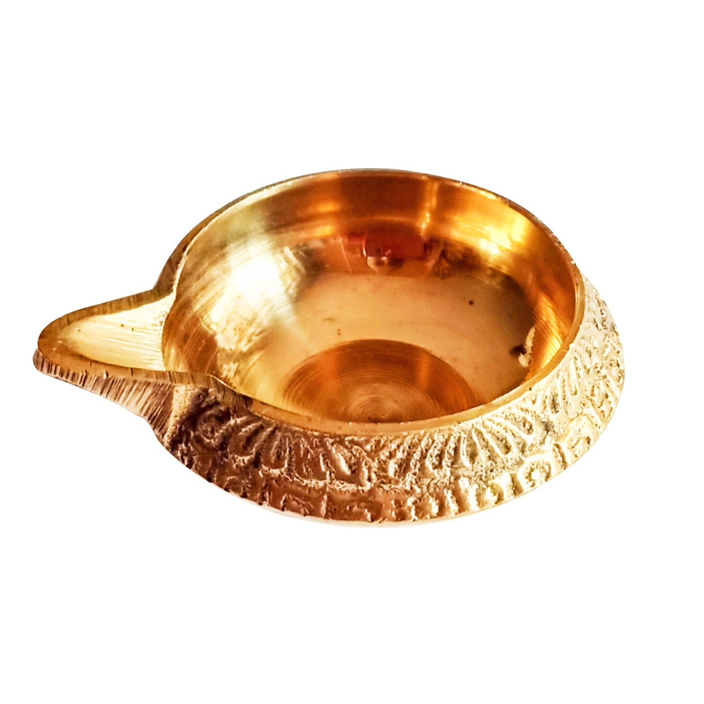 Brass Diya Kuber Diya for Pooja - Pack of 2