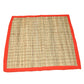 Organic Handmade Kusha Grass Mat for Pooja - Eco-Friendly Padded Aasan for Spiritual Rituals (26 x 26 Inches)