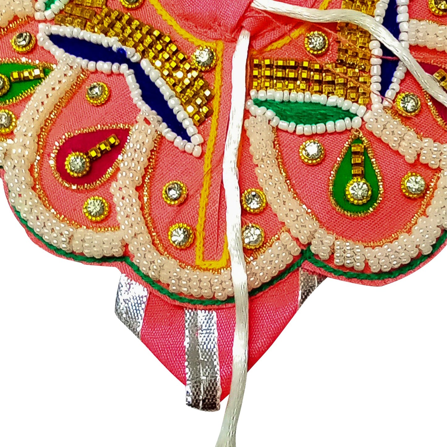 Laddoo Gopal Premium Satin with Pearl Work Dress