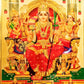 Lalitha Devi Golden Photo Frame for your Pooja Ghar / Office / Temple (10 Inches * 12.5 Inches)