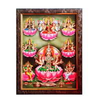 Ashta Lakshmi Devi Photo Frame for Temple, Home & Office