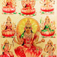 Lakshmi Devi Golden Photo Frame