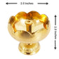 Brass Lotus Diya for Pooja - Pack of 2 | Ghee Lamp for Lakshmi Blessings & Positive Energy