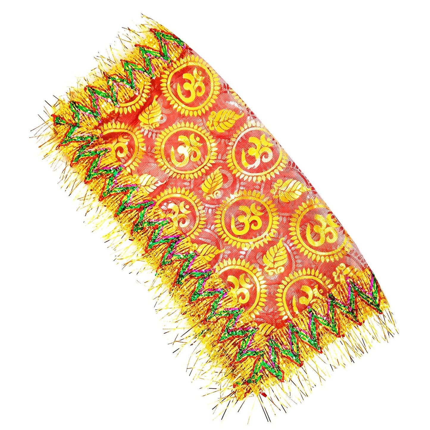 Maata Chunni - OM Print Chunni for All Goddess - Pack of 1 (40 Inches * 20 Inches)