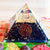 Pyramid Orgone Black Tourmaline (7cms L * 7 cms B * 6 cms H)