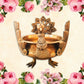 Premium Brass Peacock Shaped Uruli – Ideal for Pooja Ghar, Home Entrance, and Gift Occasions