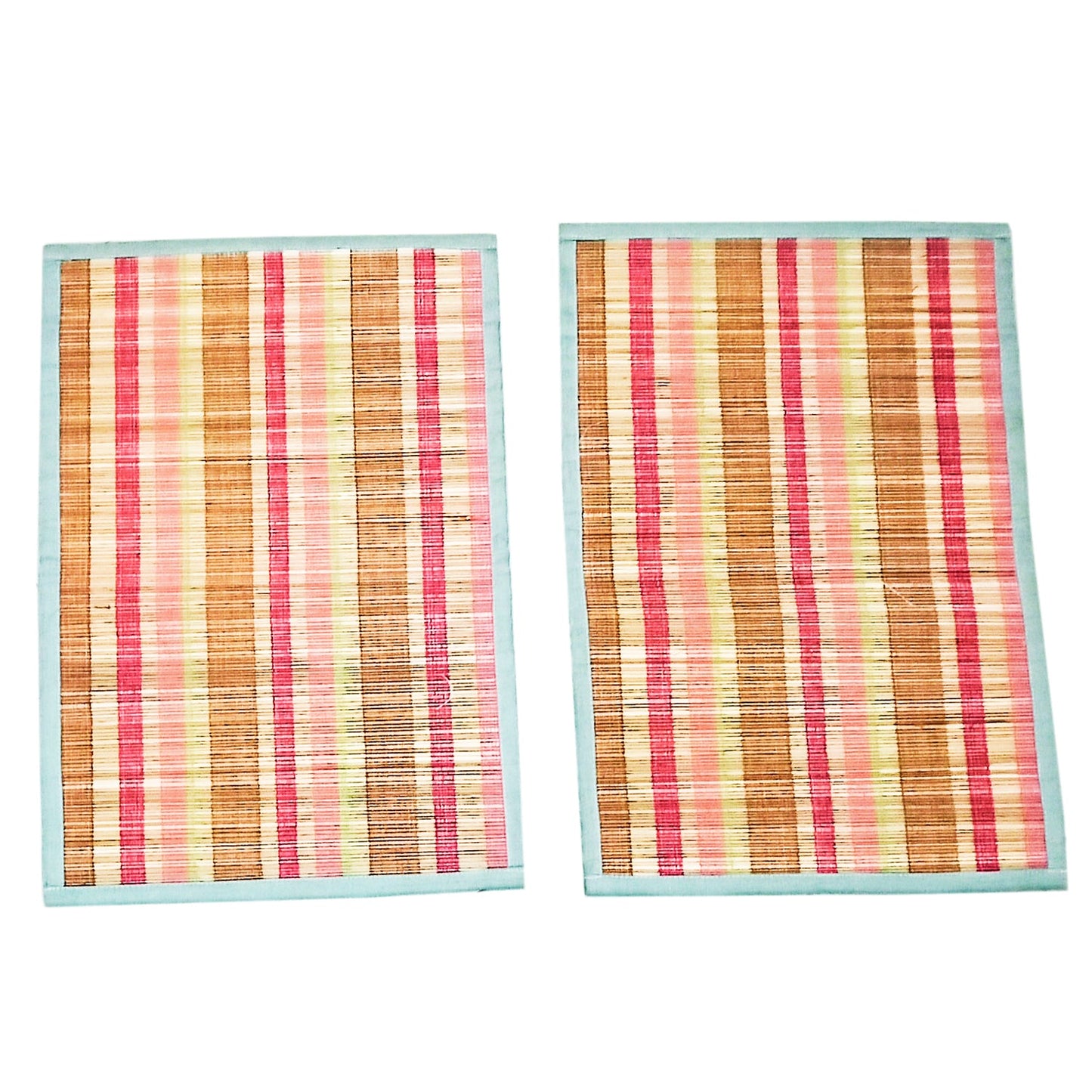 Handmade Premium Darbha Aasan Pooja Mat - Pack of 2 (14 Inches X 18 Inches)