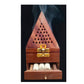 Handcrafted Wooden Incense Holder – Decorative and Functional Pyramid Dhoop Box (3x6 Inches)