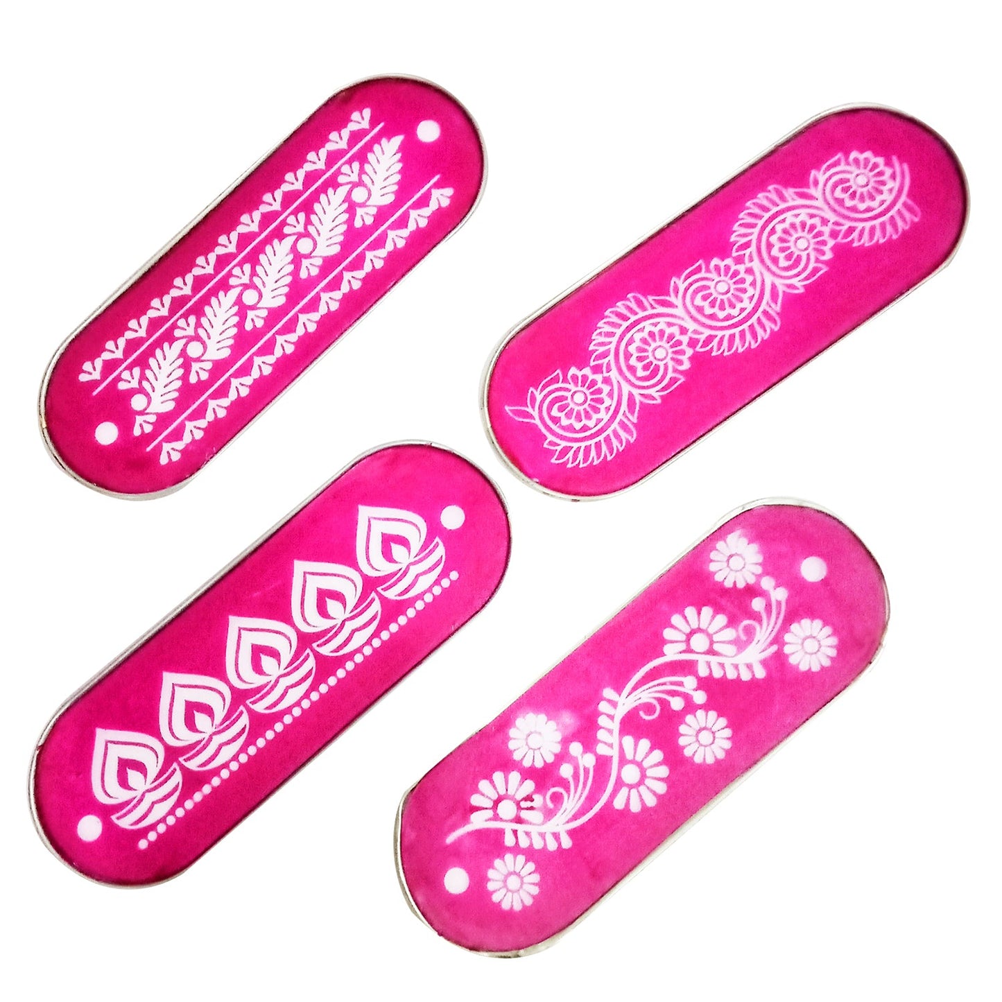Plastic Jali Rangoli Stencils for Making Rangoli (13 Inches * 5 Inches)