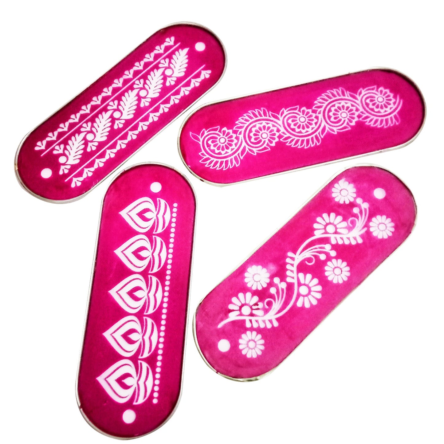 Plastic Jali Rangoli Stencils for Making Rangoli (13 Inches * 5 Inches)