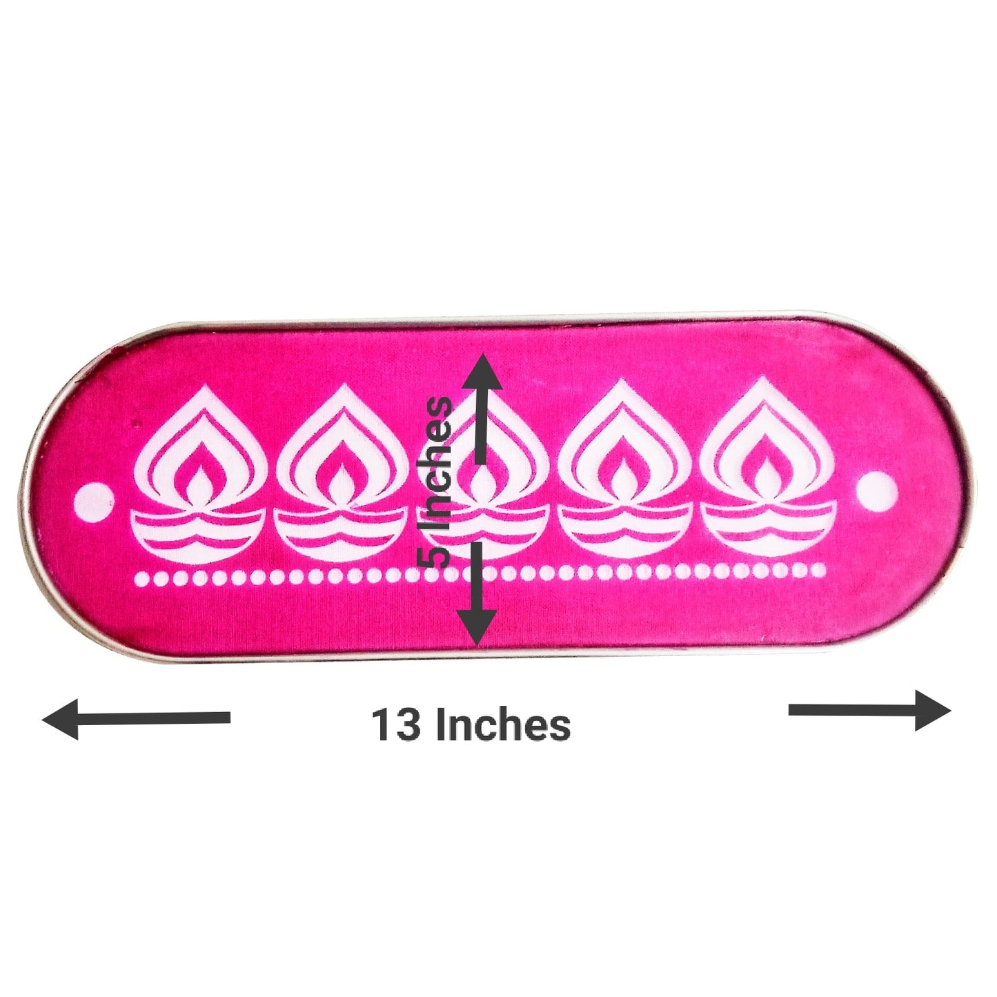 Plastic Jali Rangoli Stencils for Making Rangoli (13 Inches * 5 Inches)