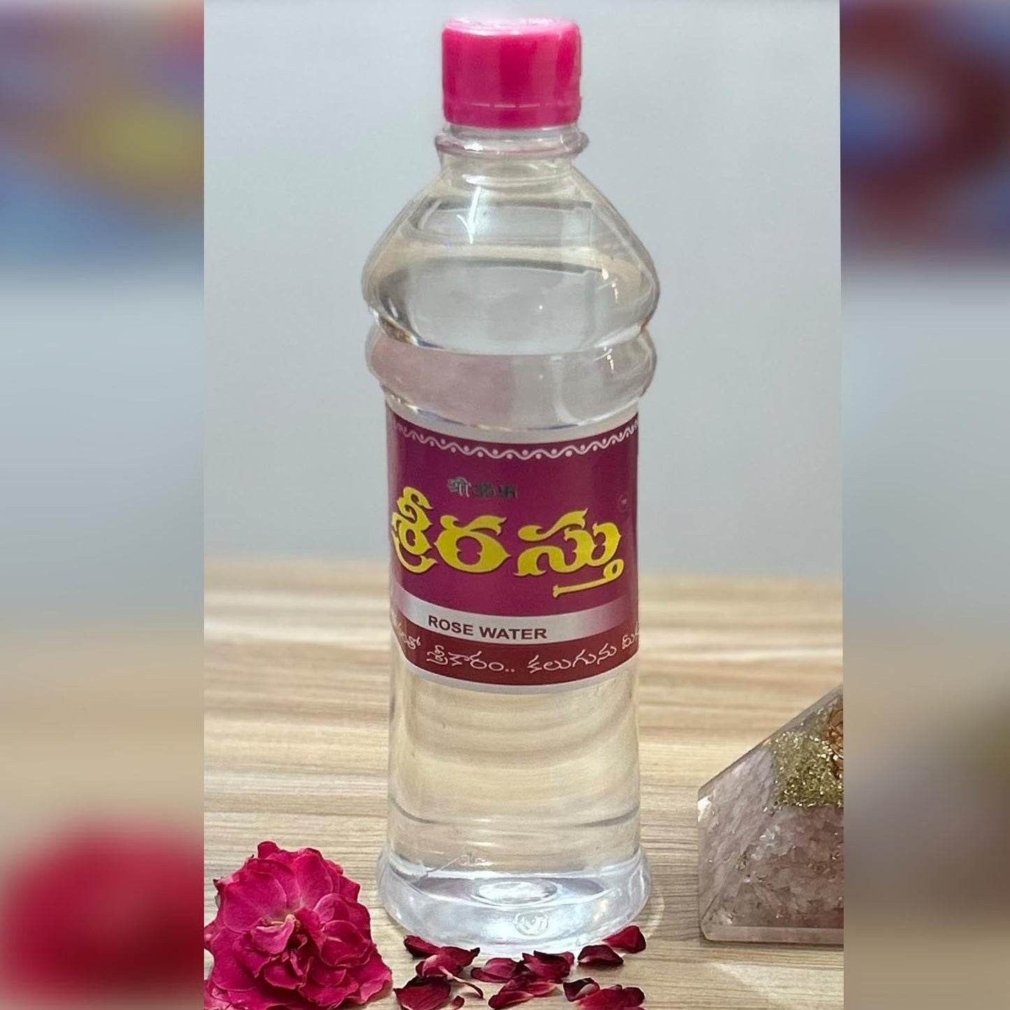 Natural Gulab Jal (Rose Water) for Pooja / Abhishekam - 500 ml