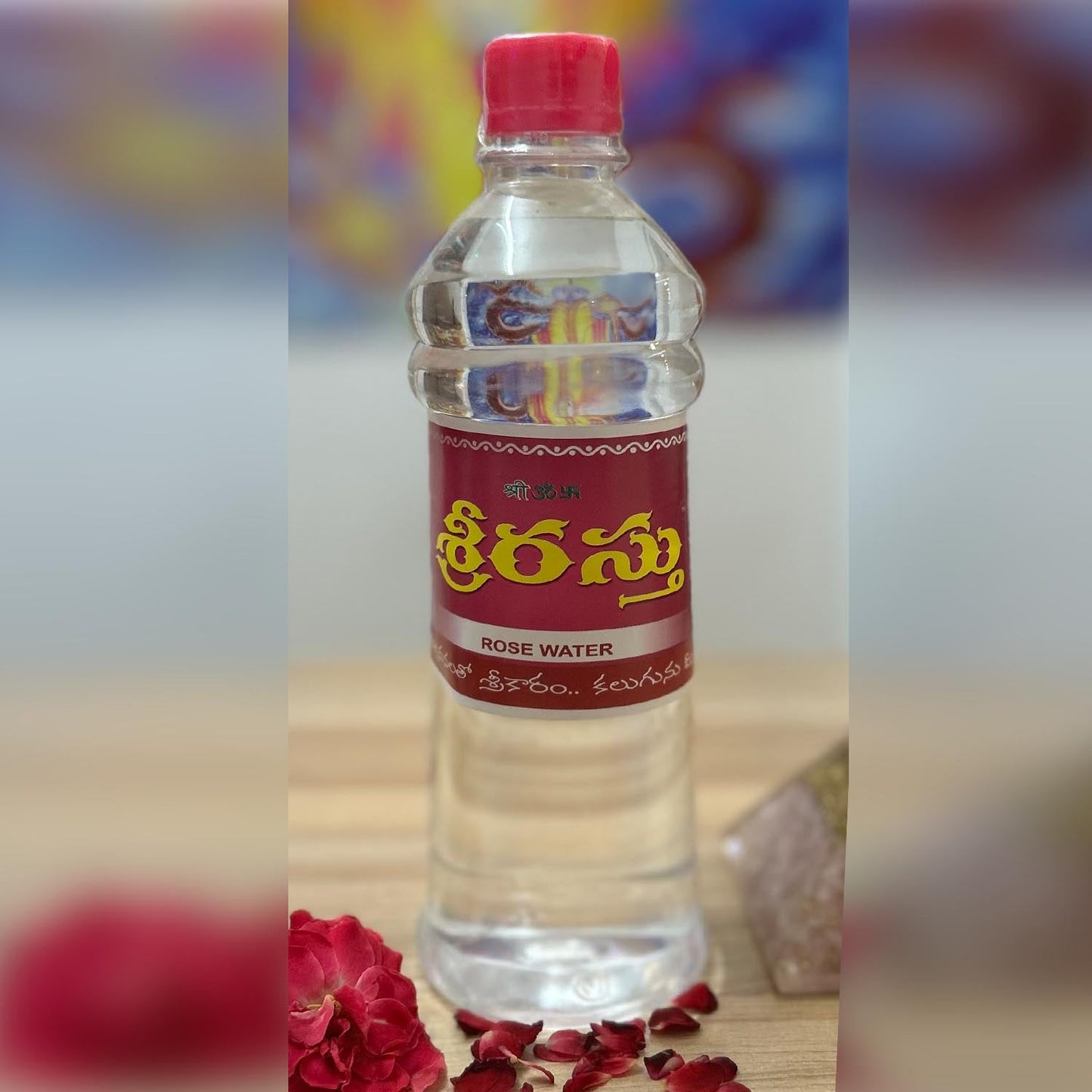 Natural Gulab Jal (Rose Water) for Pooja / Abhishekam - 500 ml