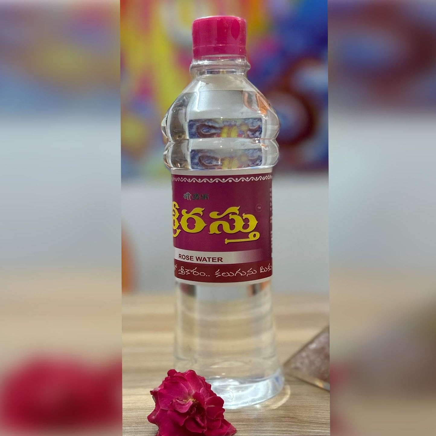 Natural Gulab Jal (Rose Water) for Pooja / Abhishekam - 500 ml