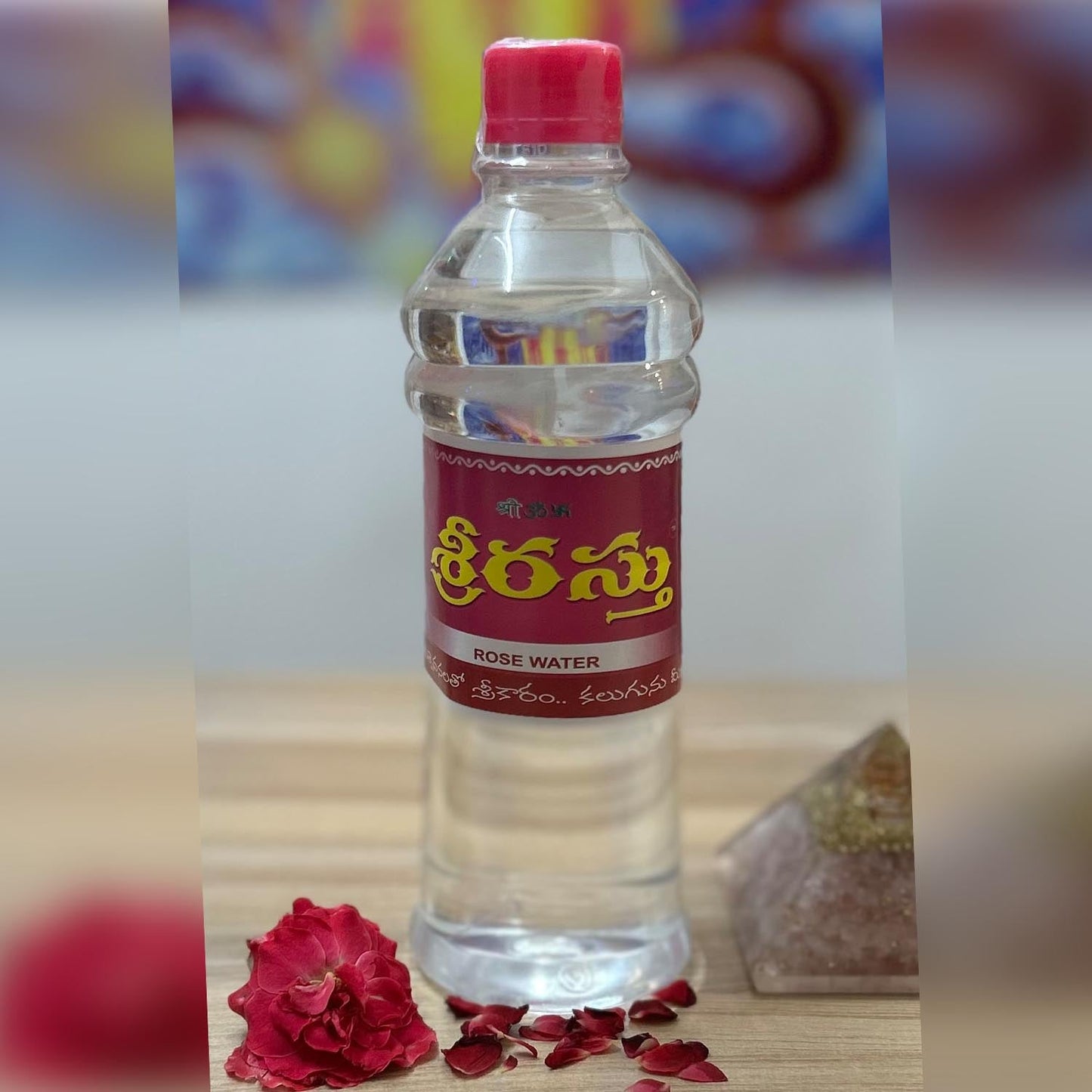 Natural Gulab Jal (Rose Water) for Pooja / Abhishekam - 500 ml