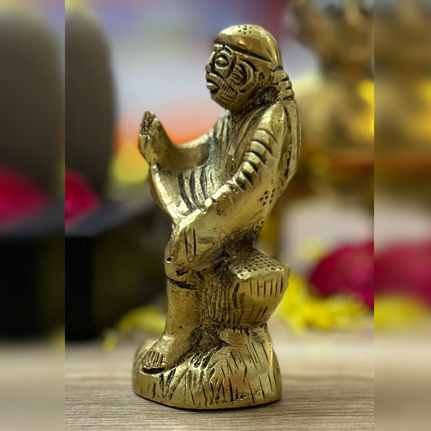 Sai Baba Idol Brass - 270 gms (3.5 Inches * 1.5 Inches * 1.5 Inches)