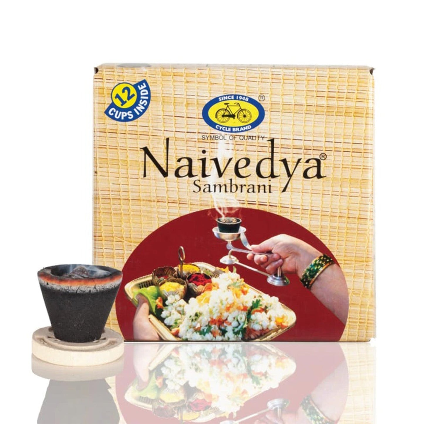 Dhoop Cups - Naivedya Sambrani Cups (Pack of 12)