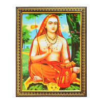 Adi Shankaracharya Wooden Photo Frame – 10 x 12.5 Inches
